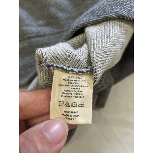 The Normal Brand Sweatshirt Mens Large Crew Neck Pullover 100% Cotton Gray - Picture 6 of 8